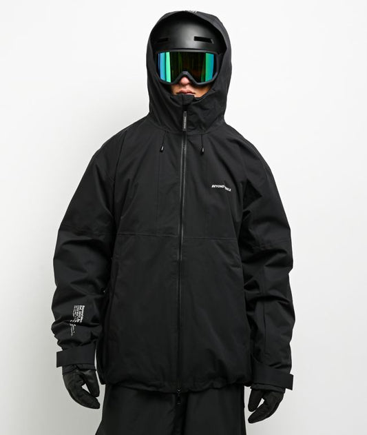 Beyond Medals Full Zip Black 15K Snowboard Jacket