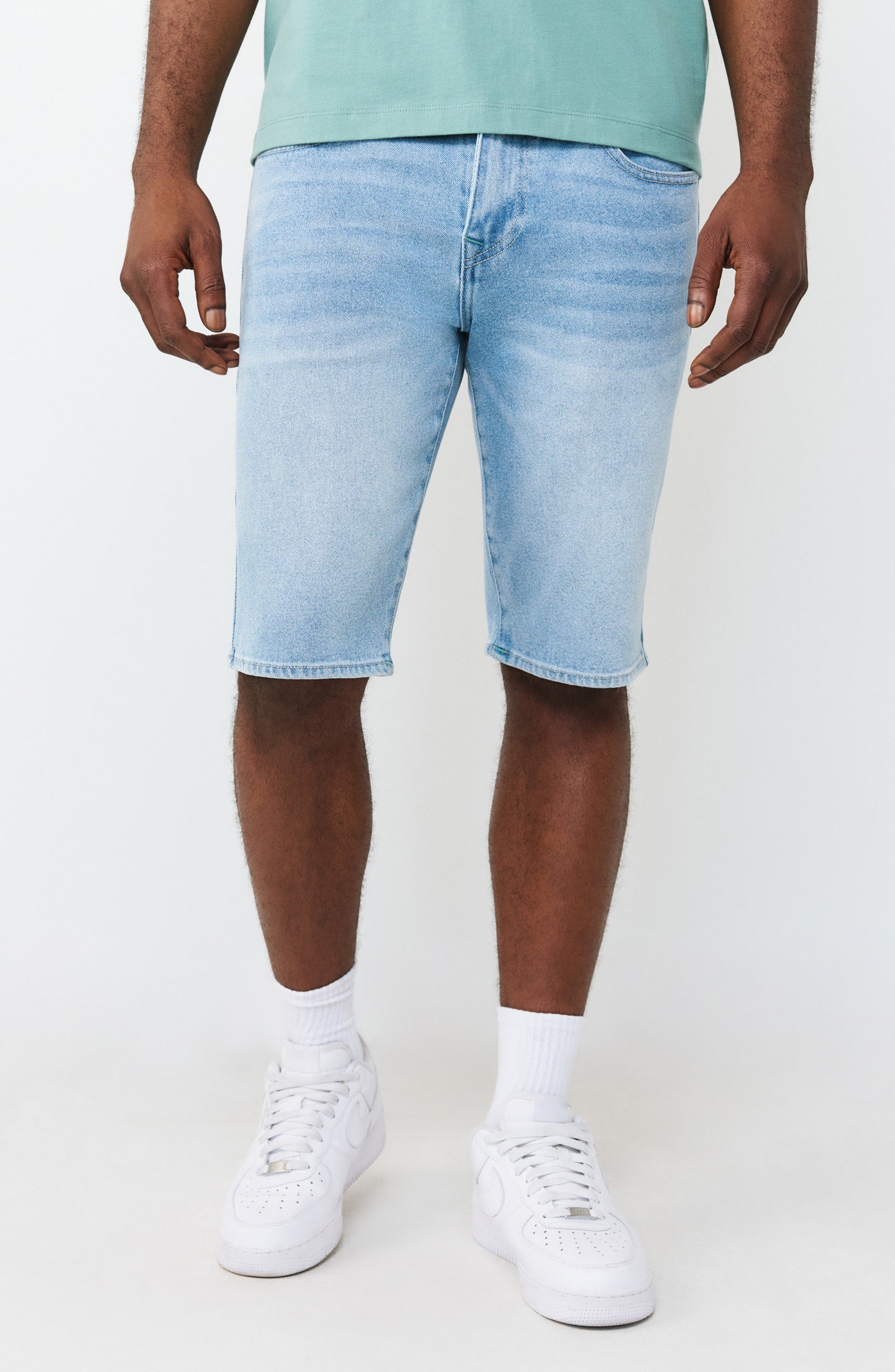 LIGHT BLUE SUEDE WASH