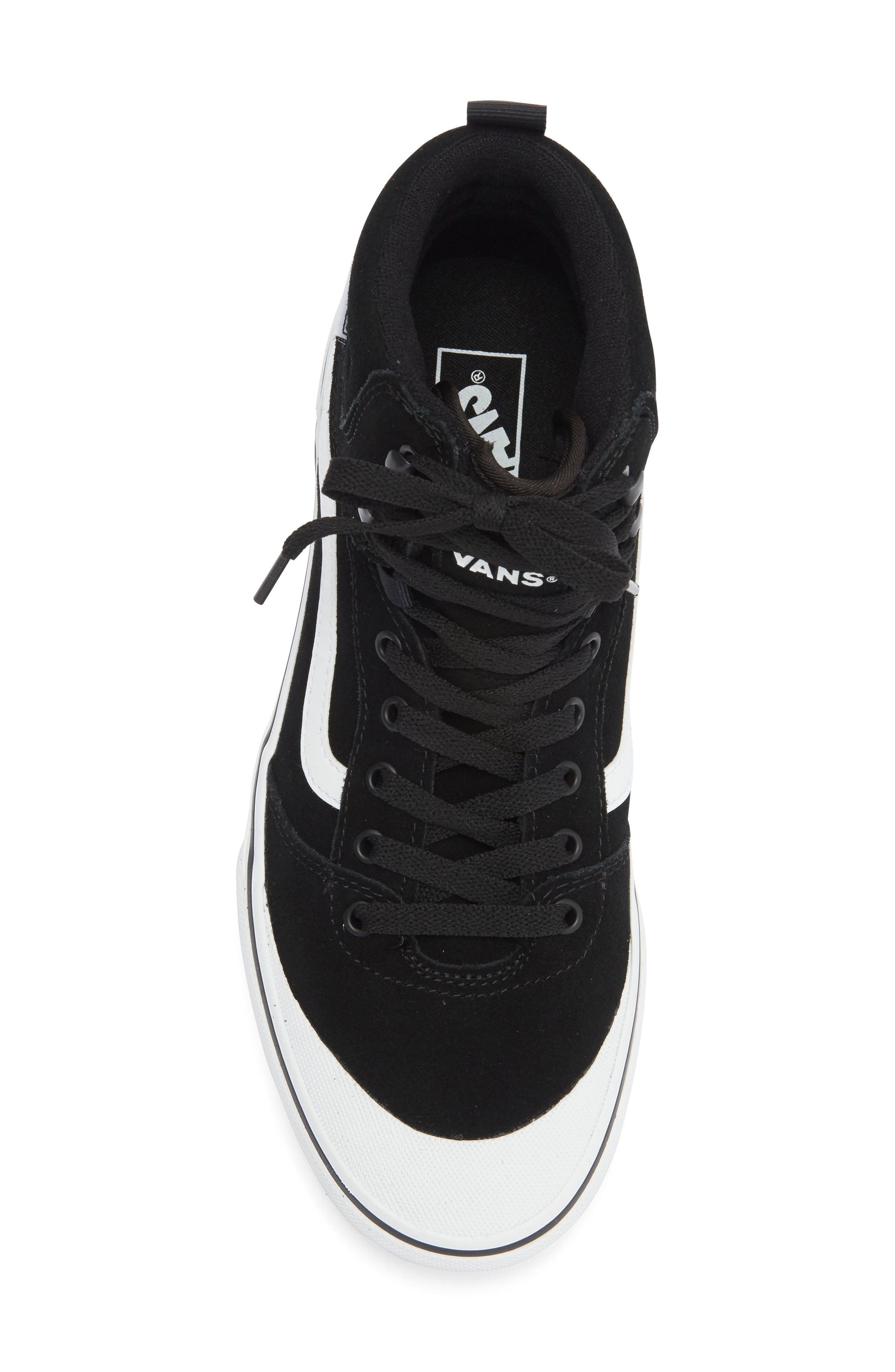 SUEDE BLACK/WHITE