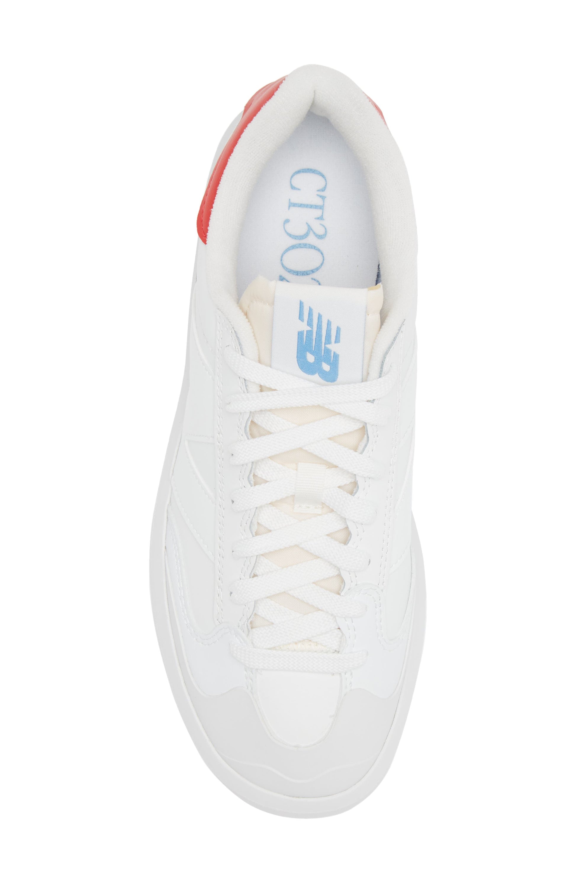 WHITE/ TRUE RED