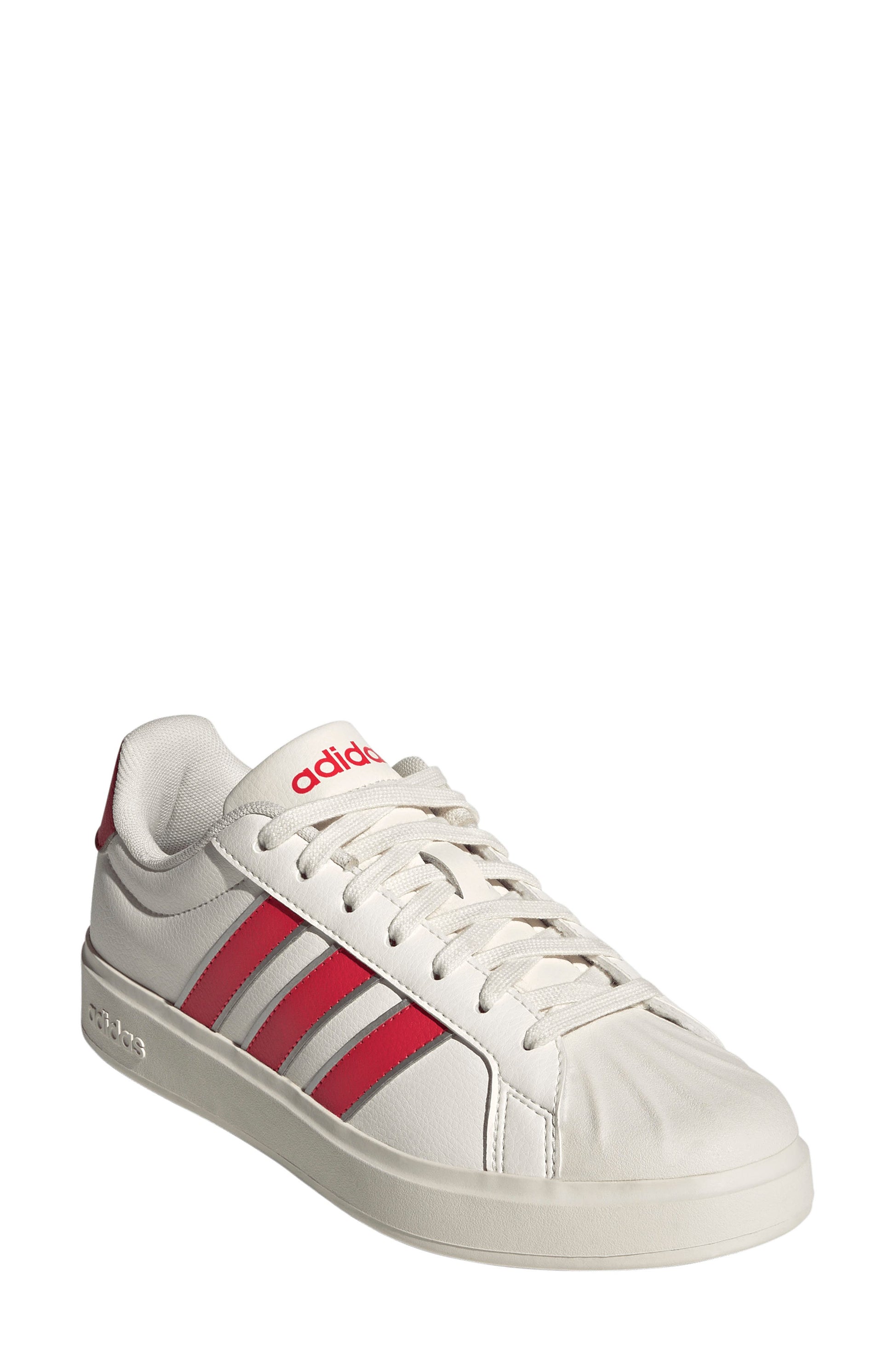 WHITE/ RED/ SILVER MET.