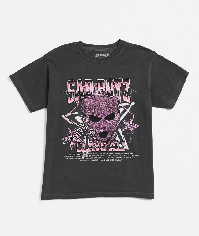 $AD BOYZ by Junior H Kids Clave Ali Charcoal T-Shirt