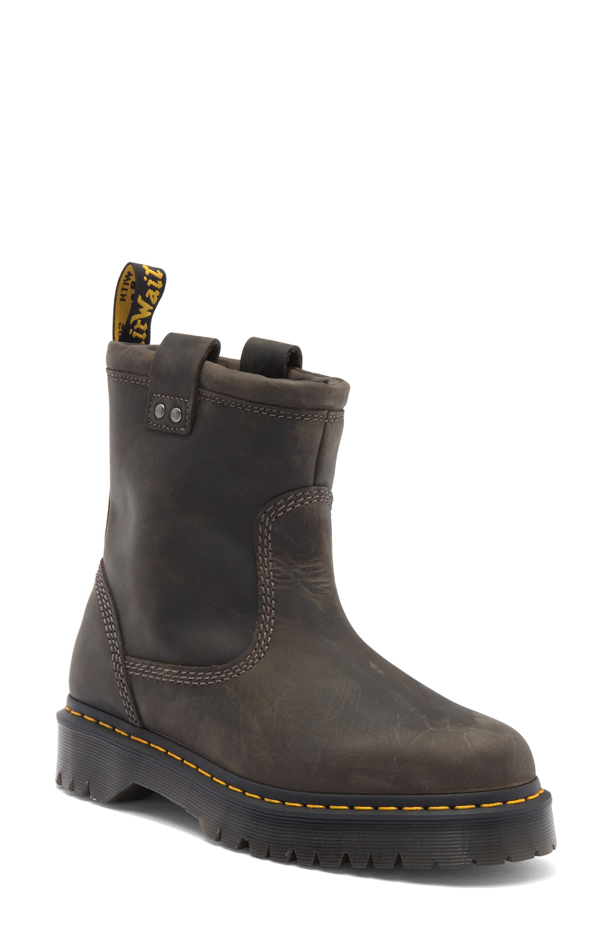 CHARCOAL GREY BURNISHED WAXY