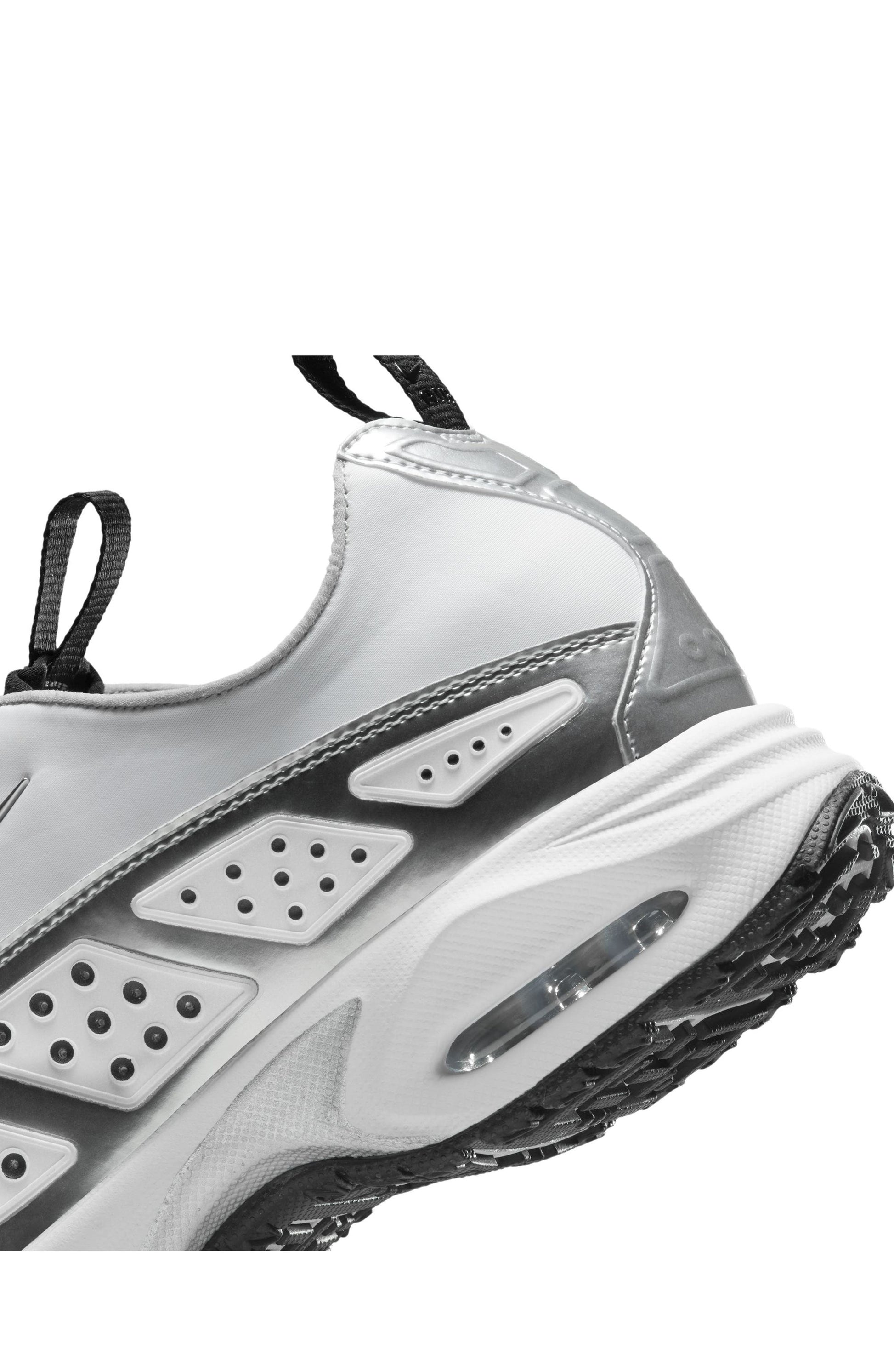 WHITE/ METALLIC SILVER/ BLACK