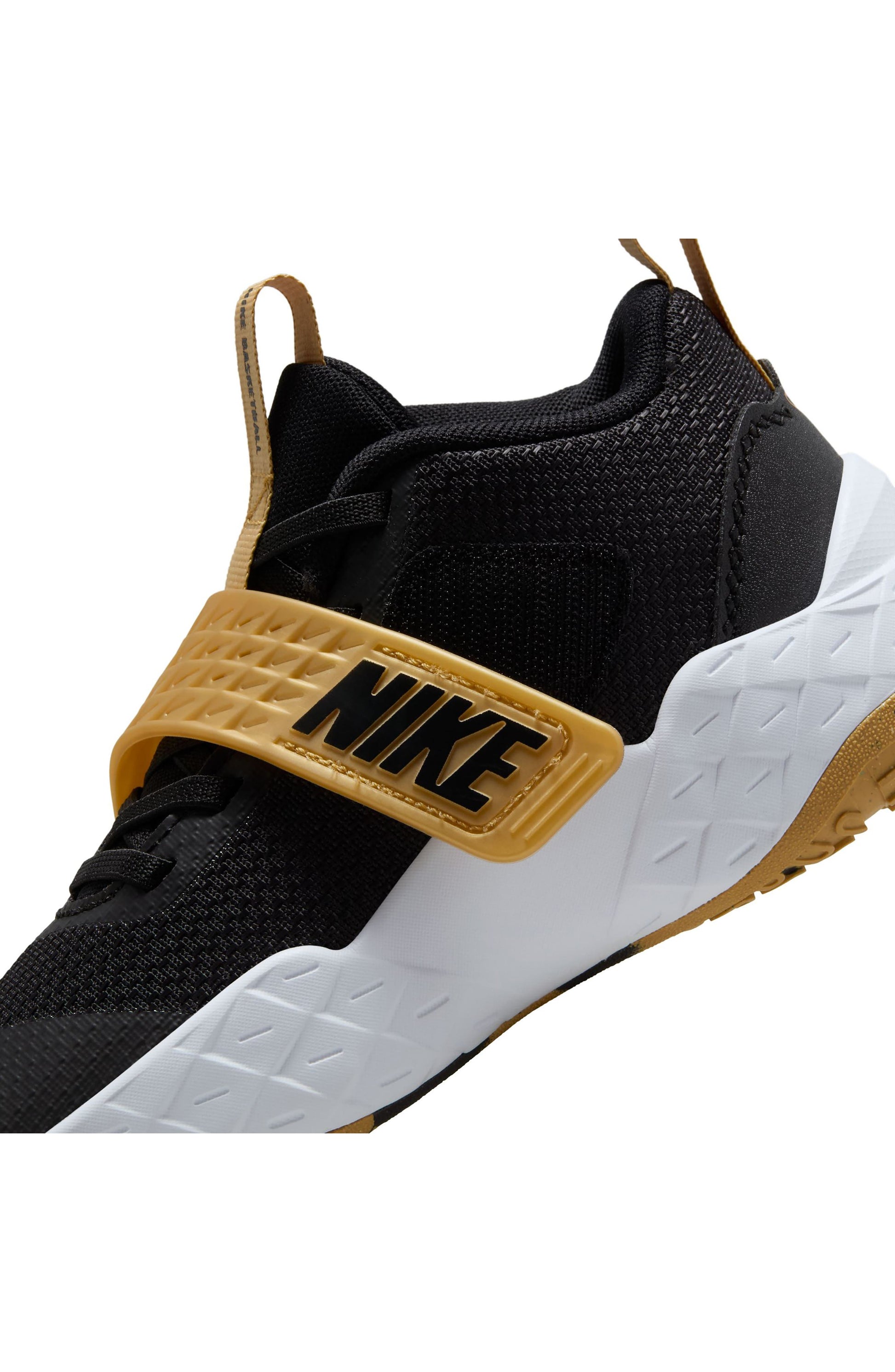 BLACK/ METALLIC GOLD/ WHITE