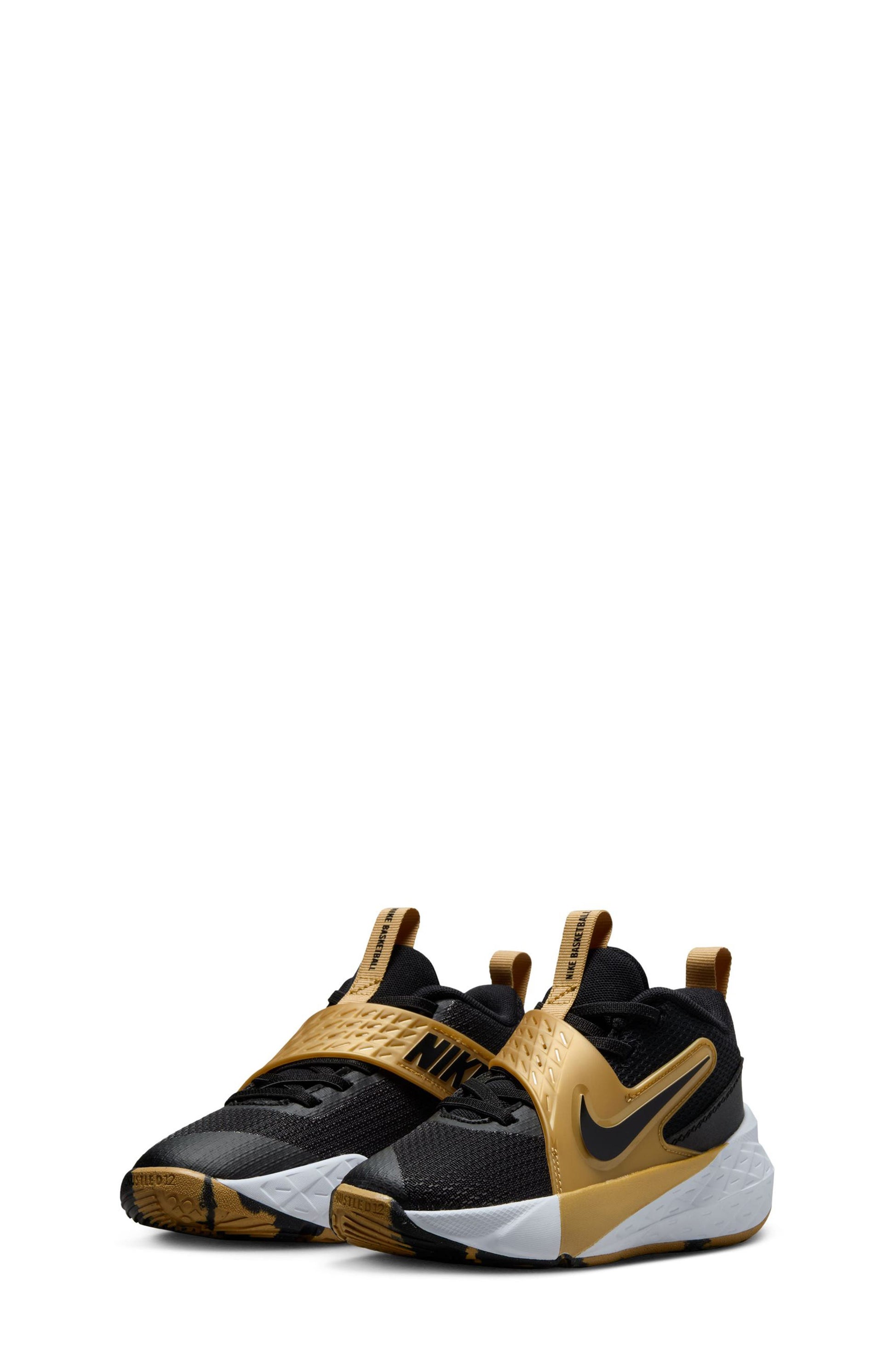 BLACK/ METALLIC GOLD/ WHITE