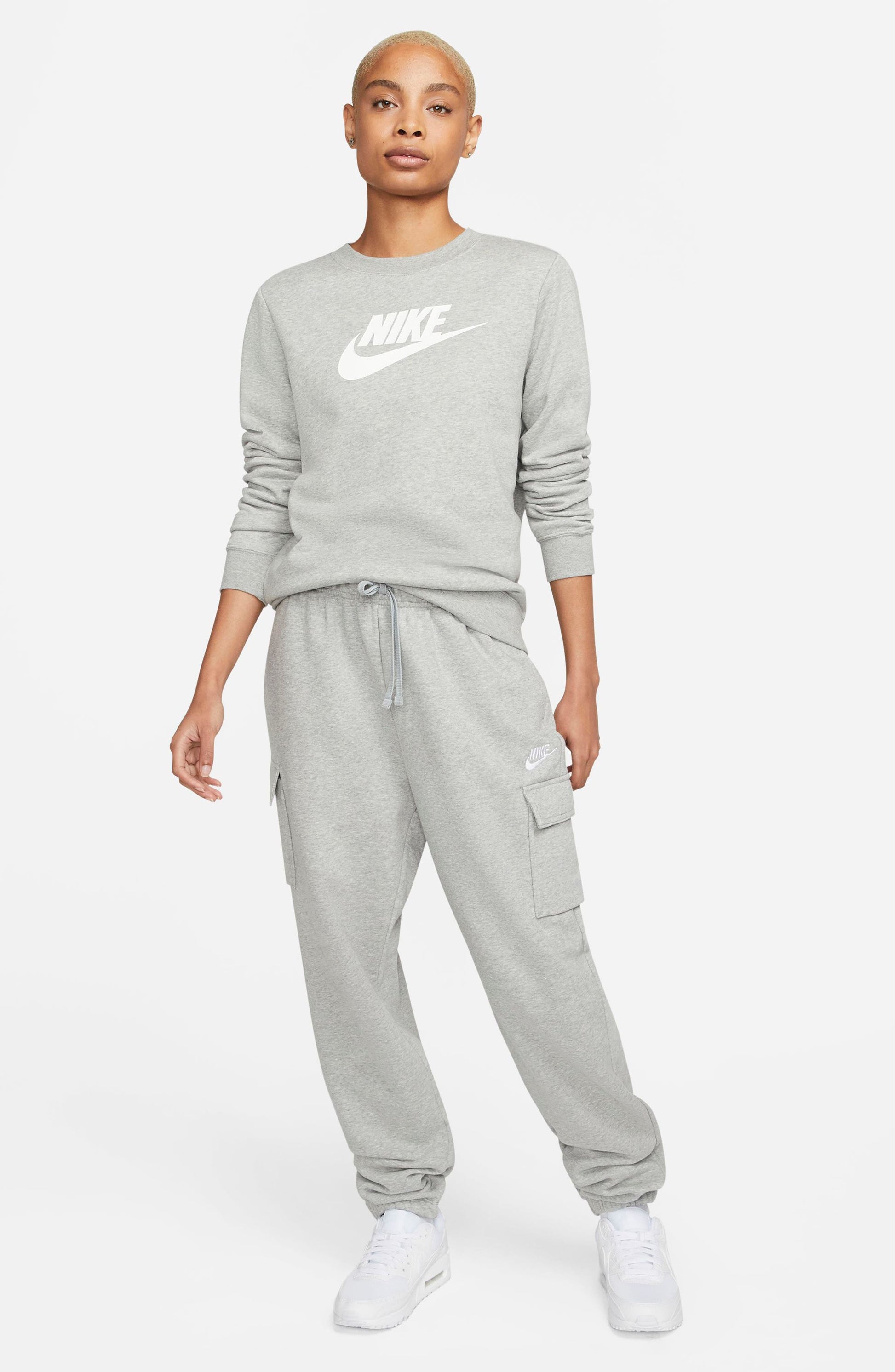 DARK GREY HEATHER/ WHITE