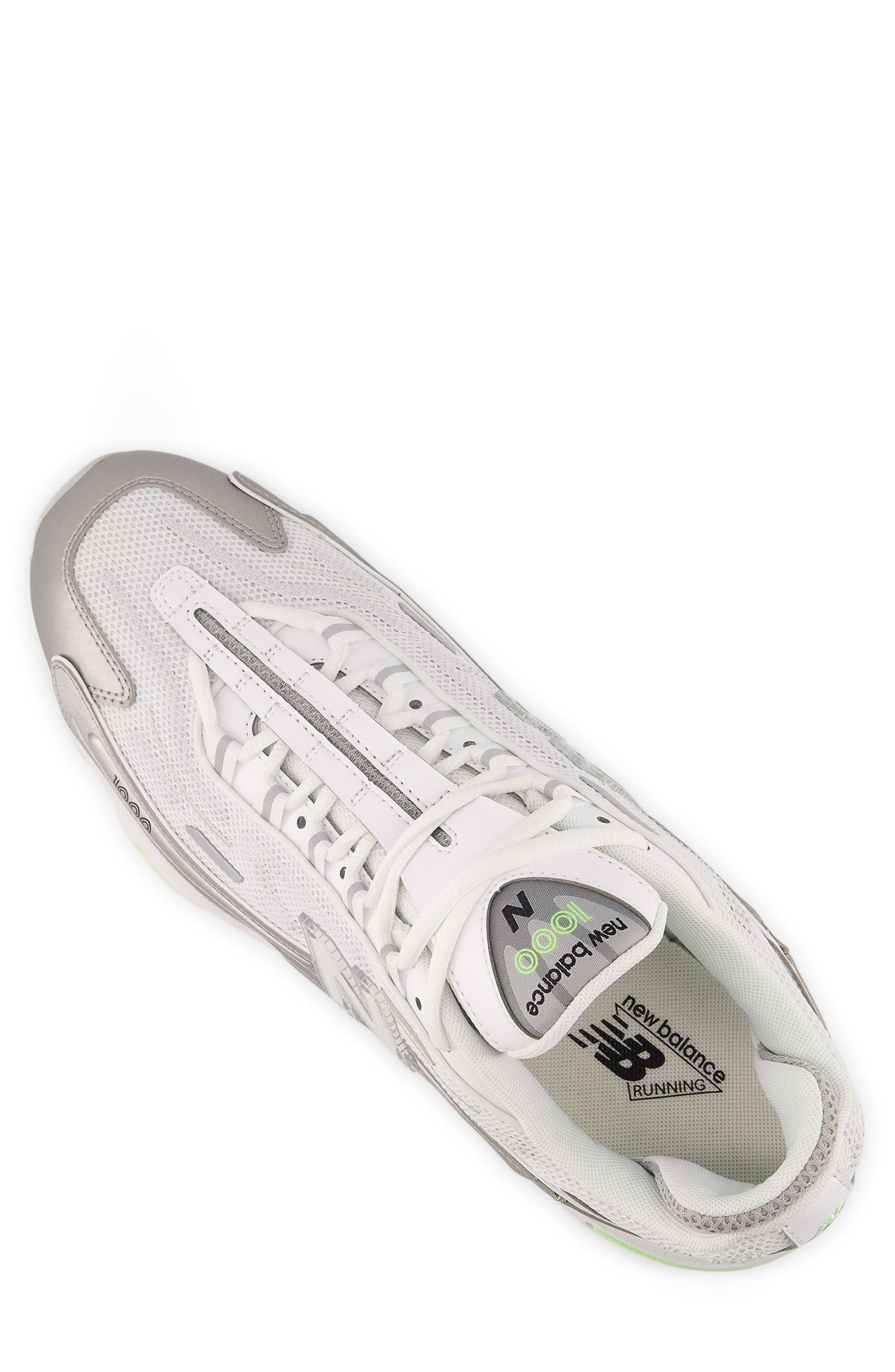WHITE/ SILVER METALLIC