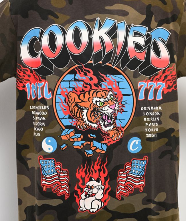 Cookies Seed And Supply Camo T-Shirt
