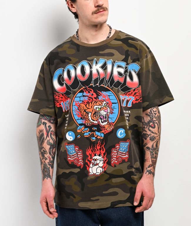 Cookies Seed And Supply Camo T-Shirt