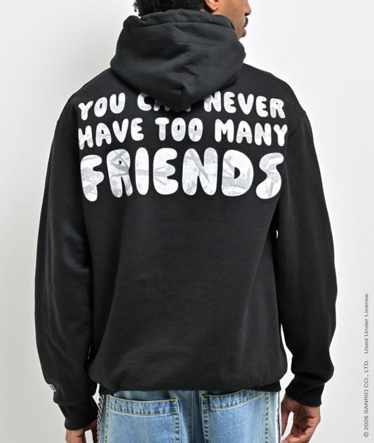 Hello Kitty® And Friends | A.LAB Camo Puffer Black Hoodie