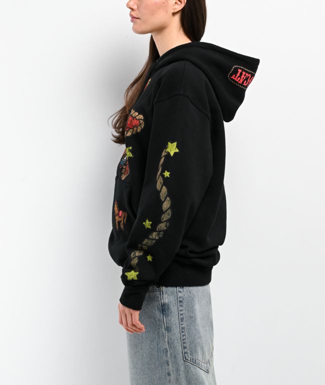 Hello Kitty® and Friends | A.LAB Chococat™ Cowgirl Black Hoodie