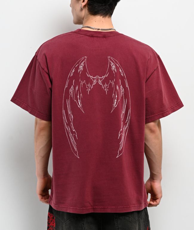 Vitriol Burial Maroon T-Shirt