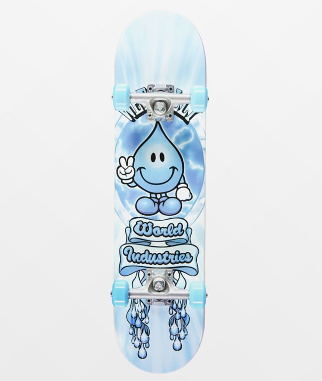 World Industries Kids Wet Willy Icon 7.25" Soft Top Skateboard Complete