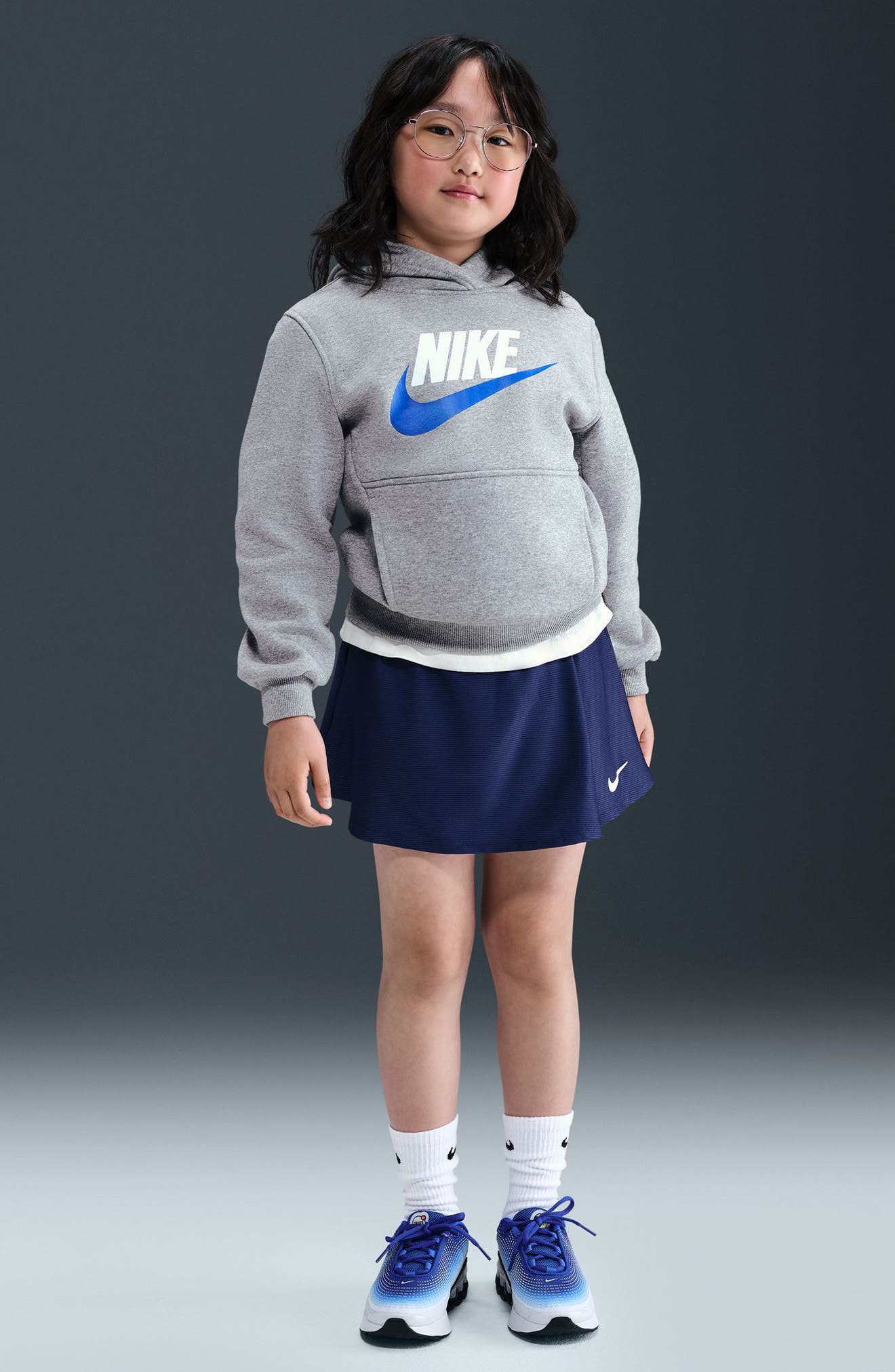 DARK GREY HEATHER/ GAME ROYAL