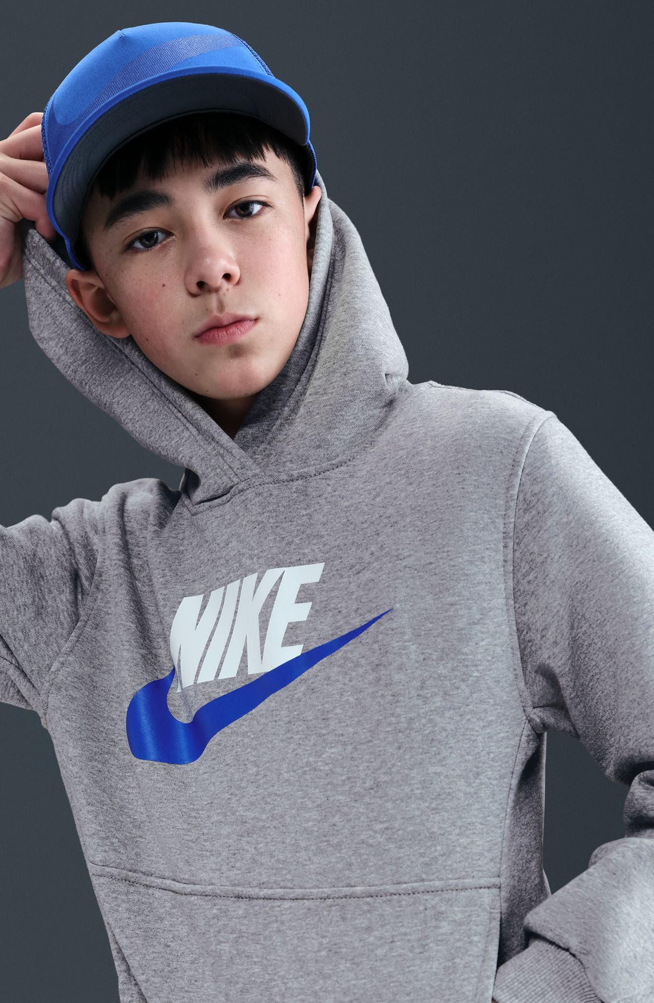 DARK GREY HEATHER/ GAME ROYAL