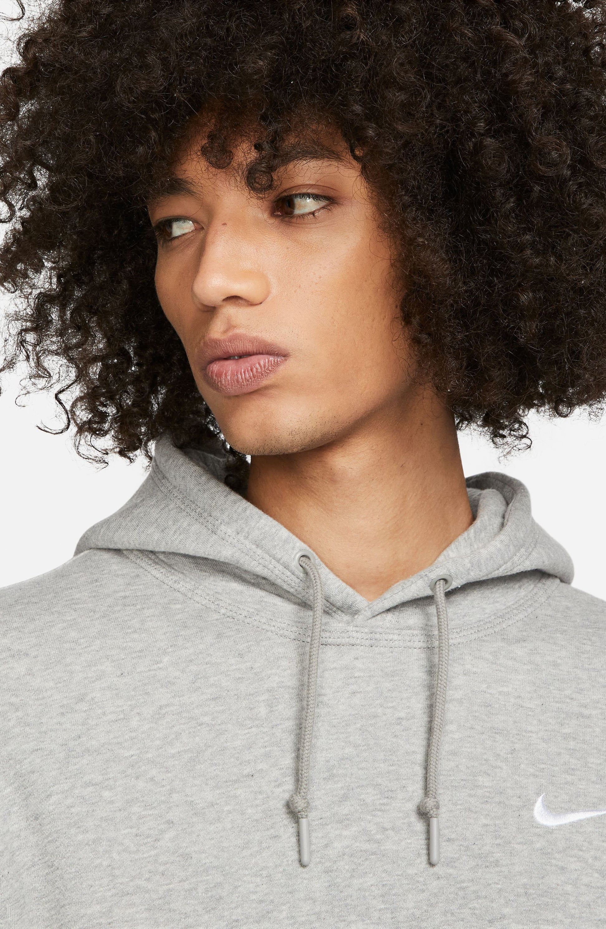 DARK GREY HEATHER/ WHITE