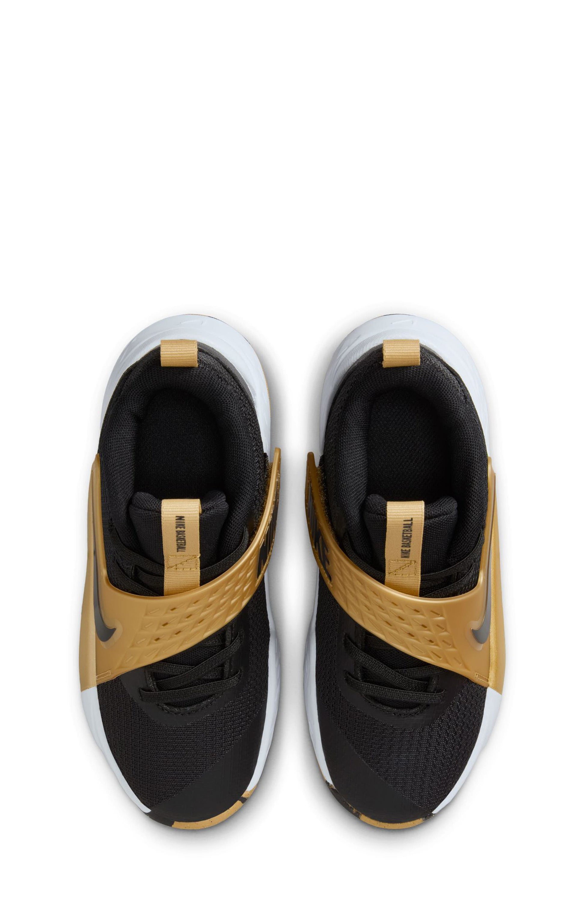BLACK/ METALLIC GOLD/ WHITE