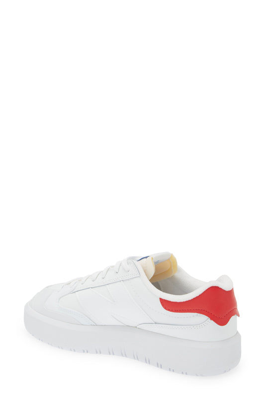 WHITE/ TRUE RED