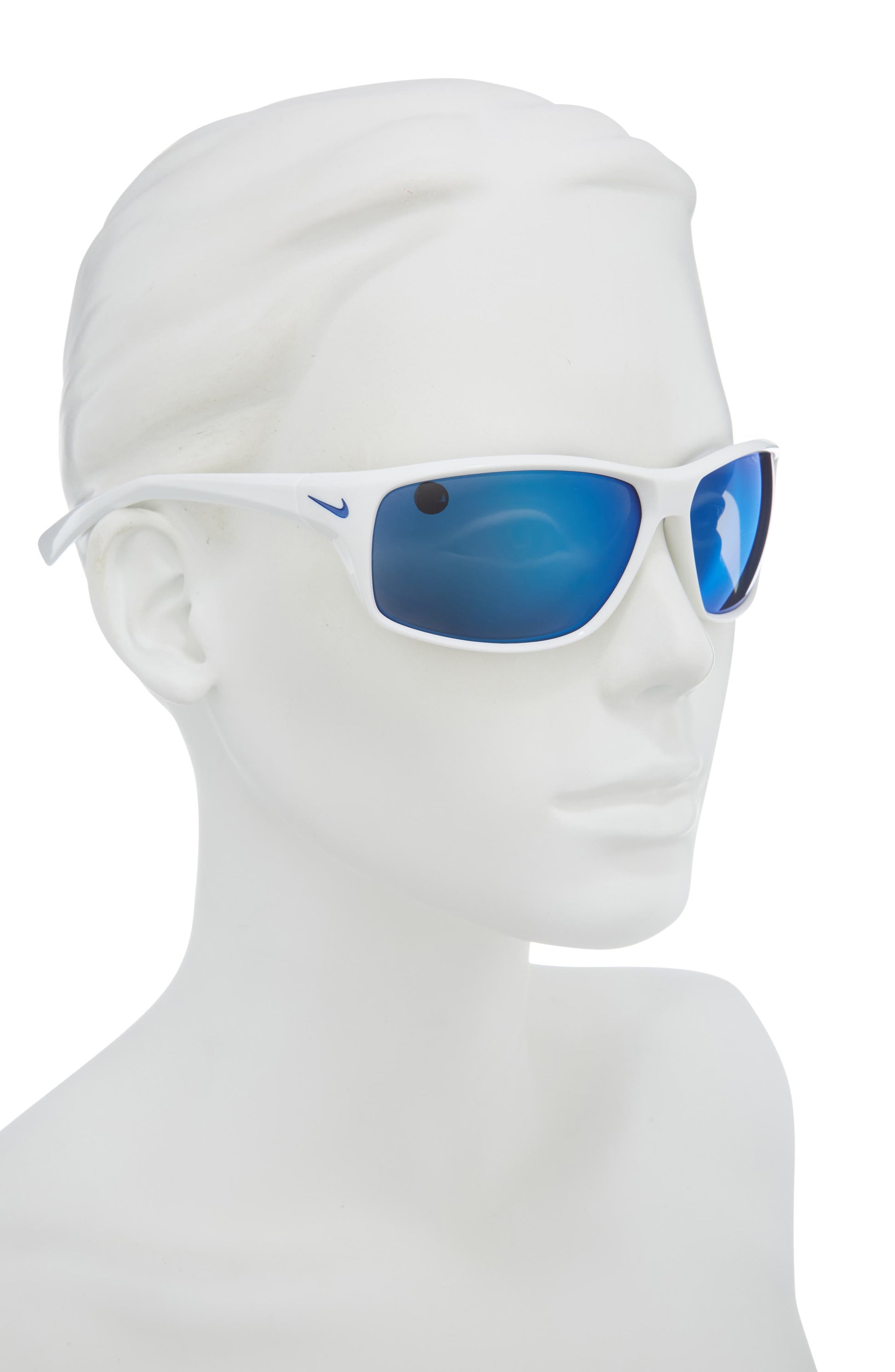 WHITE/ GREY W/ BLUE FLASH
