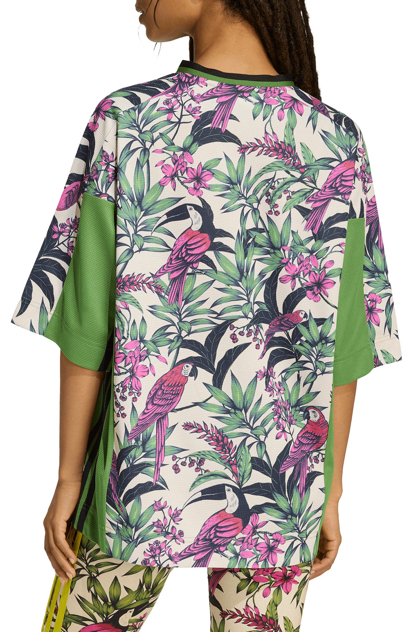 GREEN/ CRYSTAL LINEN/ FUCHSIA