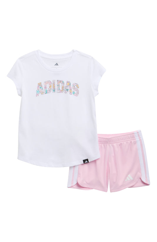 WHITE W/ LIGHT PINK